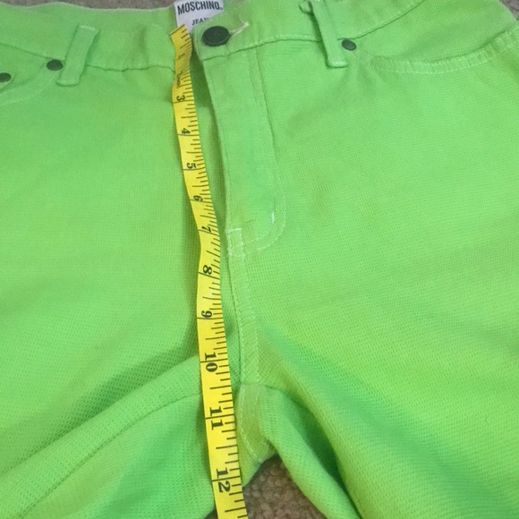 ⚡️FINAL PRICE⚡️ Moschino/Moschino Jeans Rare Vintage Lime Green Jeans - Picture 2 of 16